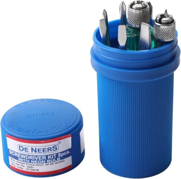 De Neers Screw Driver Sets (Round Box) DN-800