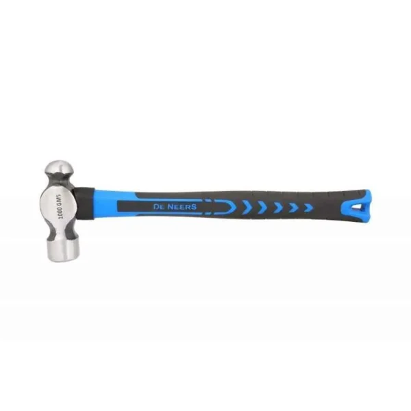 De Neers Ball Pein Hammer With Fiberglass Handle 1000gm