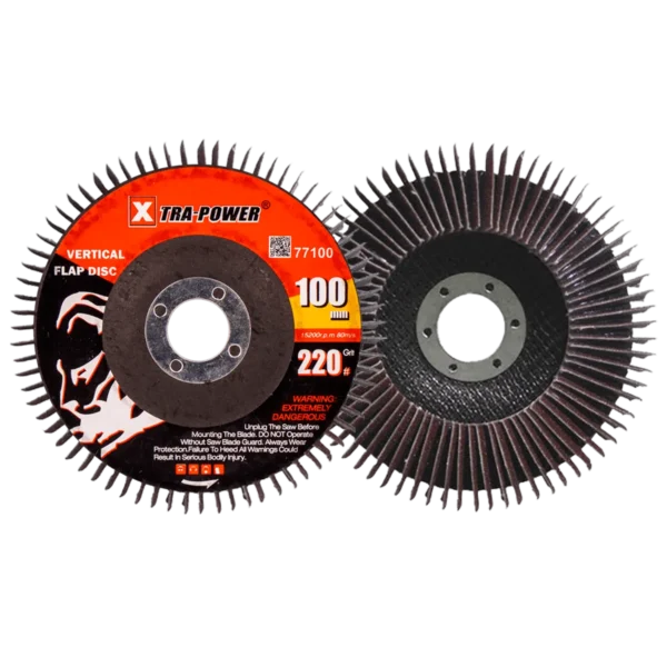 Xtra Power FLAP DISC VERTICAL 4"  #220 (20pc)