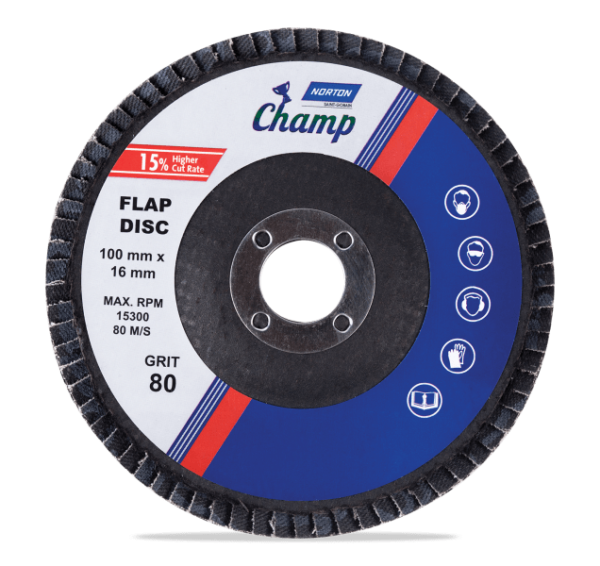 Norton Champ Flapdisc 4" #36 (20pc)