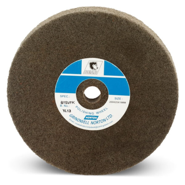 Norton Non Woven Black Bear 8"X1" U3 (10pc)