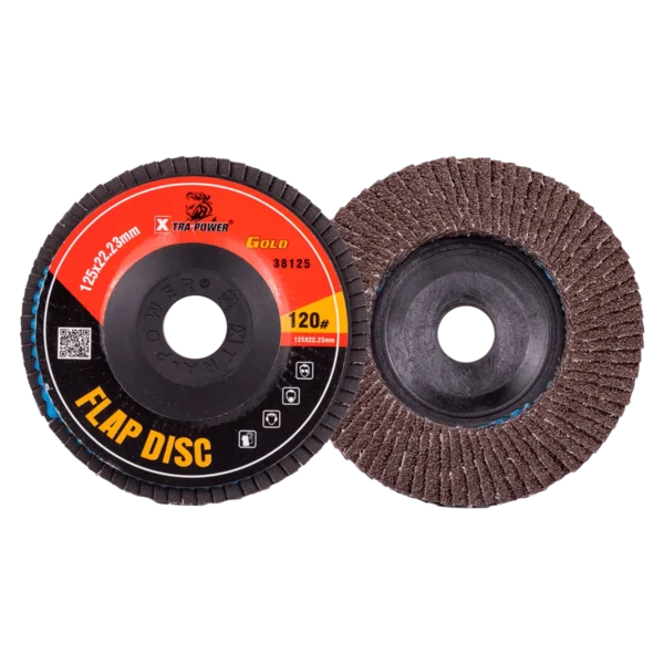 Xtra Power FLAP DISC GOLD 5" Inch (125mm) #80 (20pc)