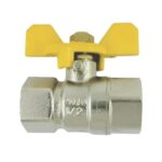 Techno Brass 1011 Butterfly Brass Ball Valves 1/4" (1pc)