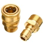 Techno Pneumatic Hydraulic Coupling Brass Body KZD(BSPT) Set3/8" (1pc)