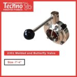 Techno Manual 2301 Welded and Butterfly Valve 1" (1pc)