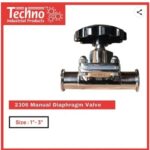 Techno Manual 2306 Manual Diaphram Valve 1" (1pc)
